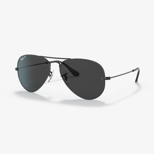 Black Rayban Aviator Sunglasses